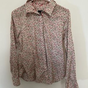 Talbots floral button up!